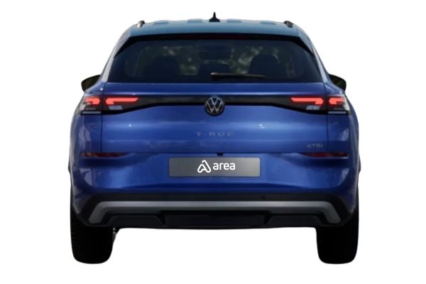 vista posteriore volkswagen t roc