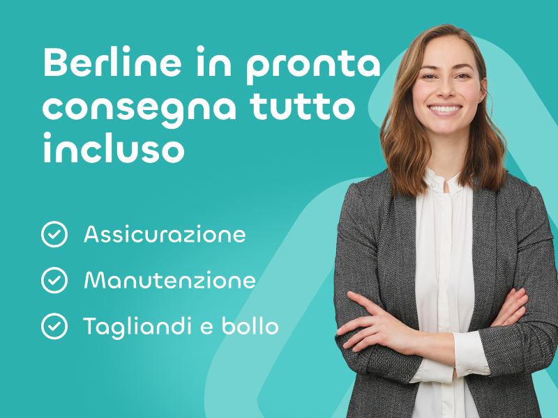 berline noleggio lungo termine senza anticipo