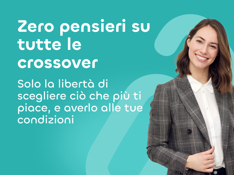 crossover noleggio lungo termine senza anticipo