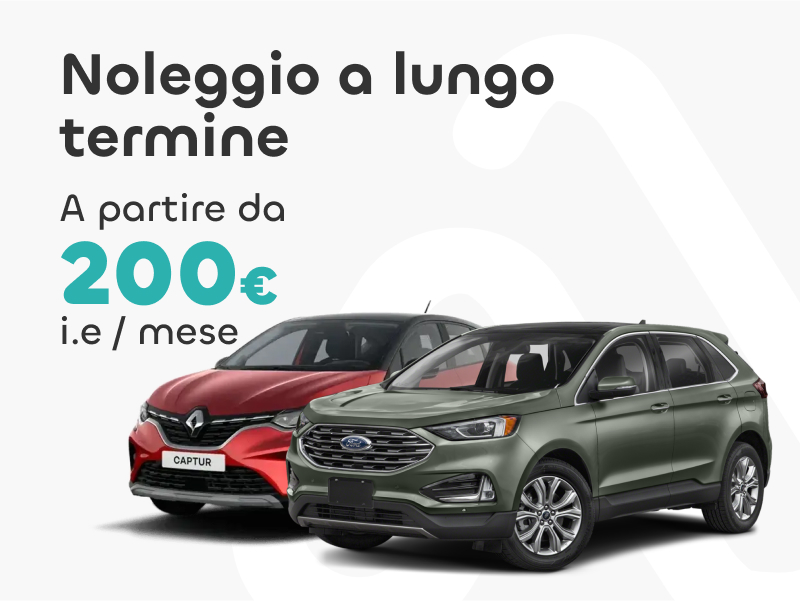 noleggio auto lungo termine 200 euro mensili