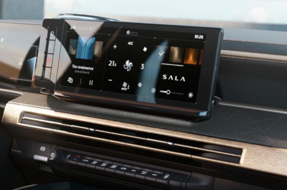 nuova lancia ypsilon cruscotto