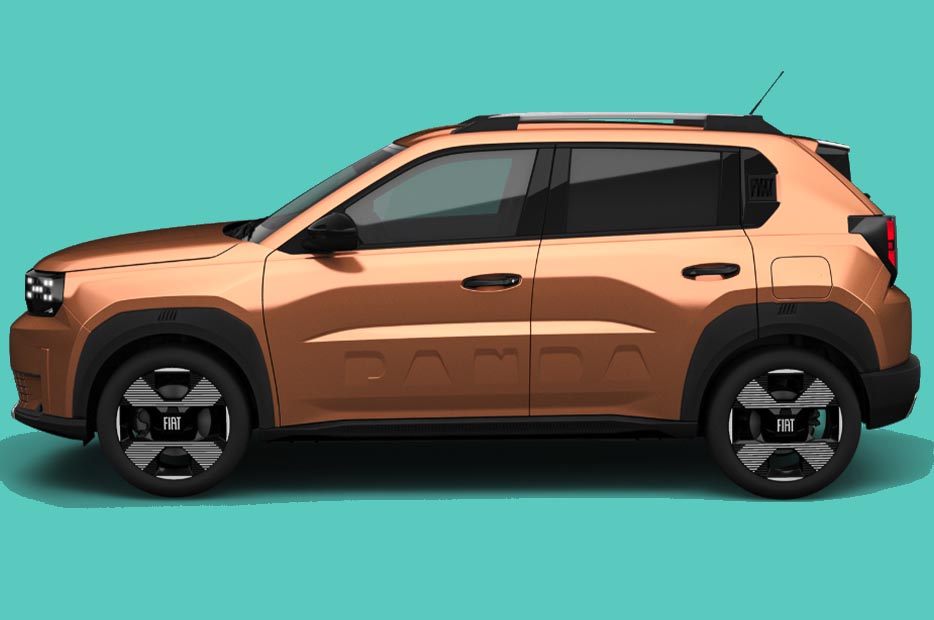 nuova fiat grande panda laterale