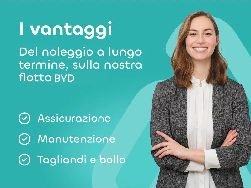 BYD in noleggio lungo termine senza anticipo