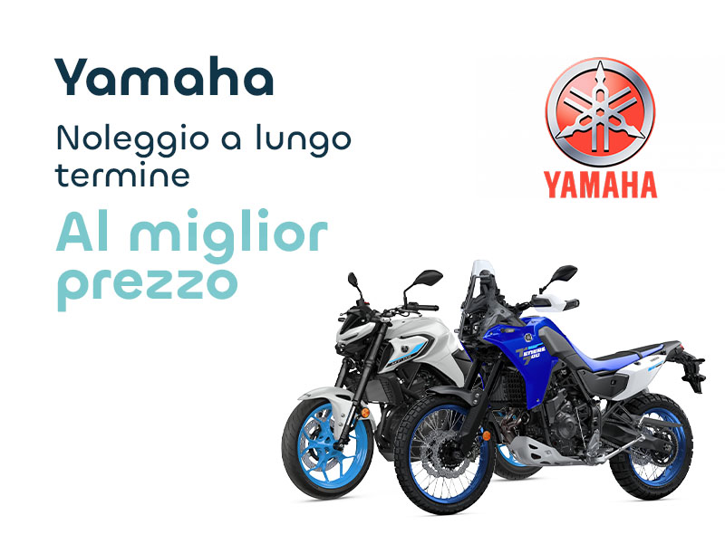 Yamaha noleggio lungo termine senza anticipo