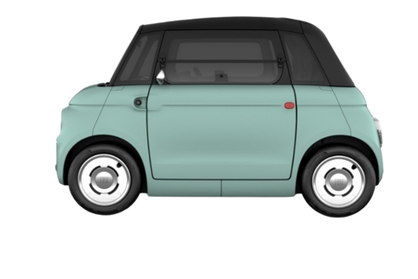 vista laterale fiat topolino