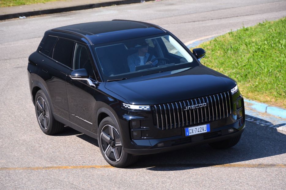 nuova jaecoo 7 vista superiore